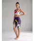 Női prémium funkcionális leggings térd felett ALTISPORT VOJ/ALW042LEG02 SÖTÉTKÉK