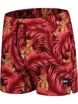 Férfi úszónadrág NORDBLANC RAINFOREST NBSPM8019 PIROS