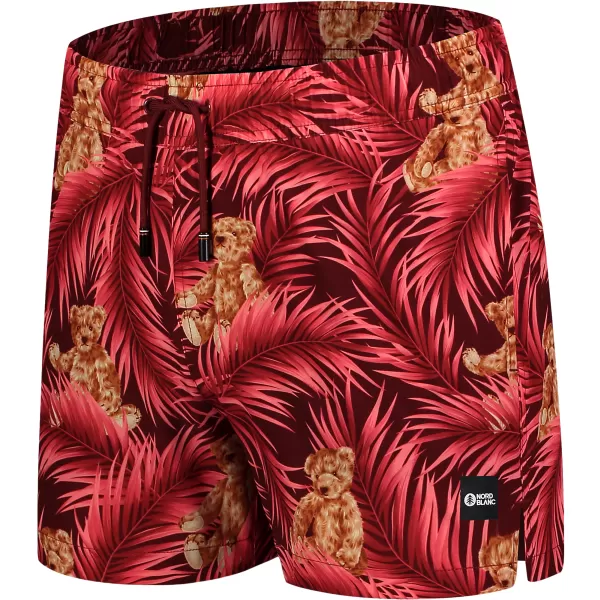  Férfi úszónadrág NORDBLANC RAINFOREST NBSPM8019 PIROS 