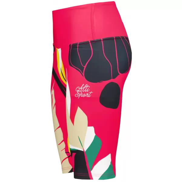  Női prémium funkcionális leggings térd felett ALTISPORT VOJ/ALW042LEG02 RÓZSASZÍN 