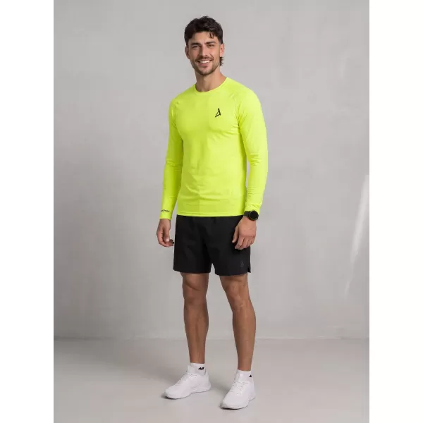  Férfi prémium funkcionális kompressziós póló ALTISPORT VOJ/ALM000TR03 NEON SÁRGA 