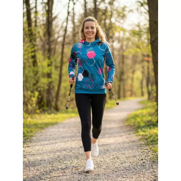  Prémium funkcionális női pulóver ALTISPORT VOJ/ALW037MI01 KEROZIN/RÓZSASZÍN 