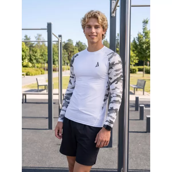  Férfi funkcionális tömörítés T -piró prémium ALTISPORT VOJ/ALM038TR03 FEHÉR 