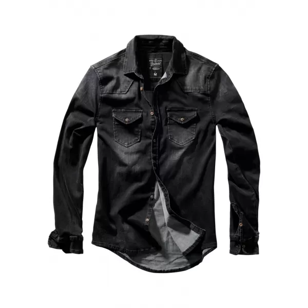  Ing BRANDIT RILEY DENIM BD4020 FEKETE 
