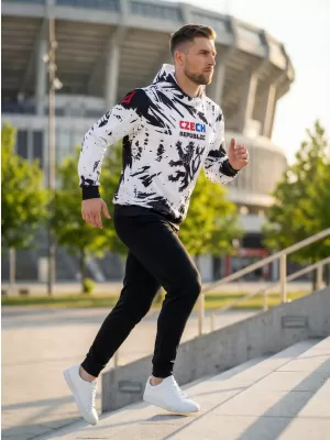 Férfi prémium funkcionális pulóver ALTISPORT VOJ/ALM036MI01 ABSTRACT