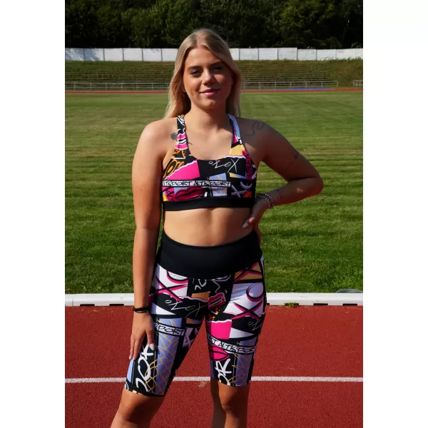  Női prémium sportmelltartó ALTISPORT VOJ/ALW041POD01 FEKETE 