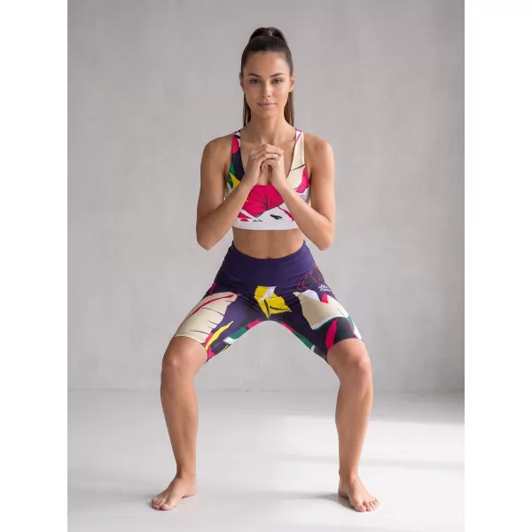  Női prémium funkcionális leggings térd felett ALTISPORT VOJ/ALW042LEG02 SÖTÉTKÉK 