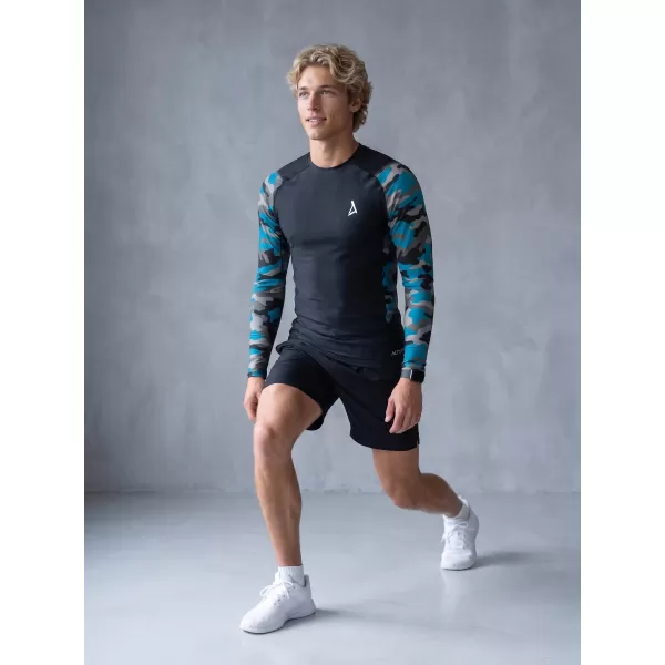  Férfi funkcionális tömörítés T -piró prémium ALTISPORT VOJ/ALM038TR03 KEROZIN/FEKETE 