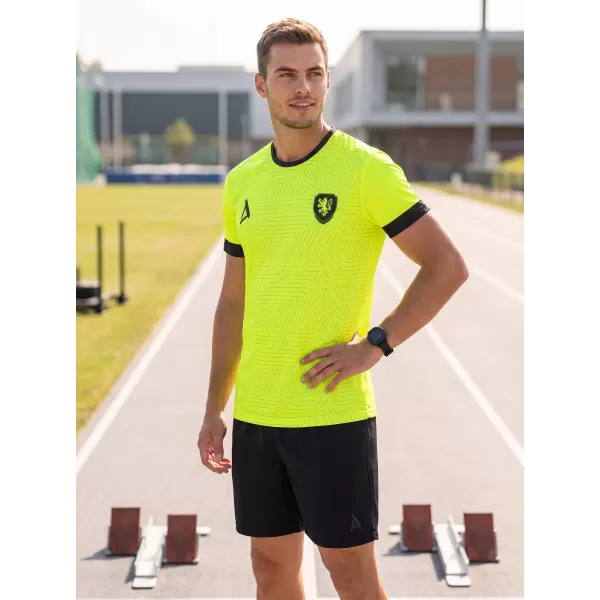  Férfi funkcionális prémium póló ALTISPORT VOJ/ALM040TR01 NEON SÁRGA 