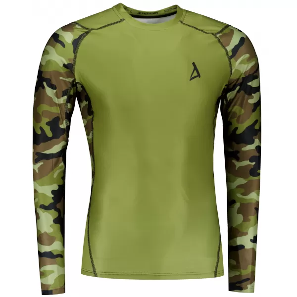  Férfi funkcionális tömörítés T -piró prémium ALTISPORT VOJ/ALM038TR03 ZÖLD/KHAKI 