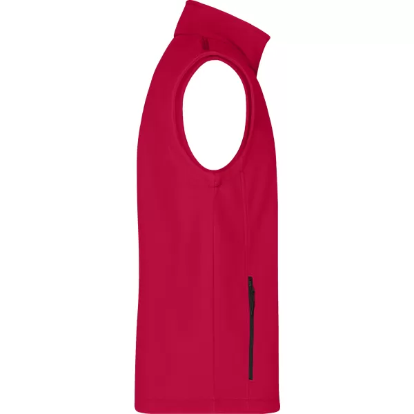  Férfi softshell mellény ALTISPORT NoPrint NP/ALM8211NJ PIROS FEKETE 