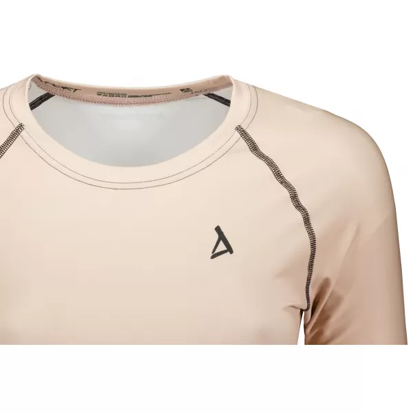  Női prémium, hosszú ujjú funkcionális crop felső ALTISPORT VOJ/ALW000TR04 BARNA 