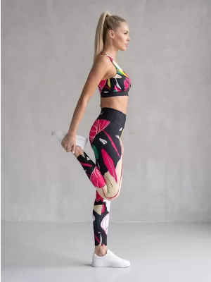Női hosszú, prémium funkcionális leggings ALTISPORT VOJ/ALW042LEG01 FEKETE