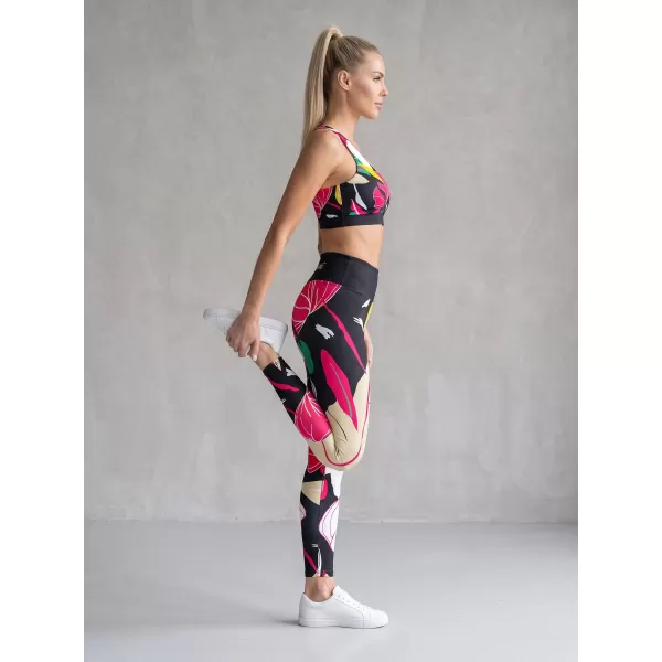  Női hosszú, prémium funkcionális leggings ALTISPORT VOJ/ALW042LEG01 FEKETE 