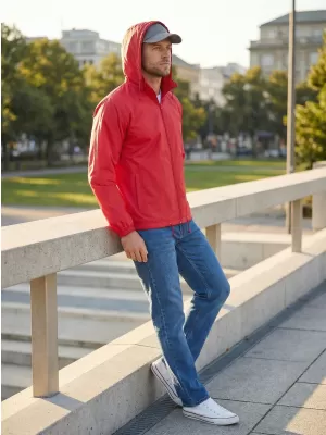 Férfi dzseki ALTISPORT NoPrint NP/ALM2311NJ HALVÁNYPIROS