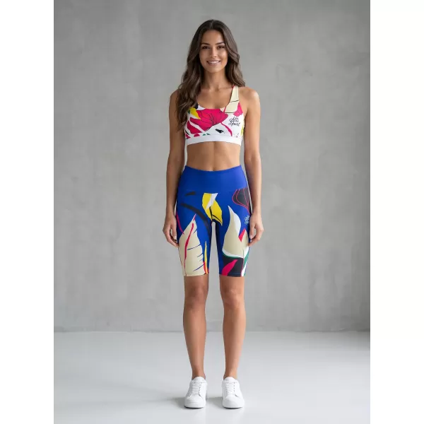  Női prémium funkcionális leggings térd felett ALTISPORT VOJ/ALW042LEG02 KÉK 