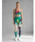 Női hosszú, prémium funkcionális leggings ALTISPORT VOJ/ALW042LEG01 ZÖLD