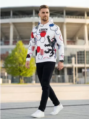 Férfi prémium funkcionális pulóver ALTISPORT VOJ/ALM036MI01 HEXA WHITE