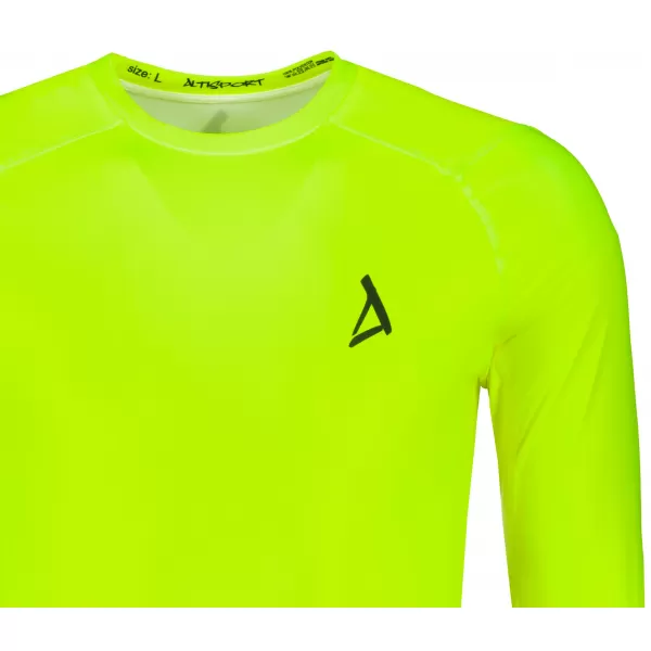  Férfi prémium funkcionális kompressziós póló ALTISPORT VOJ/ALM000TR03 NEON SÁRGA 