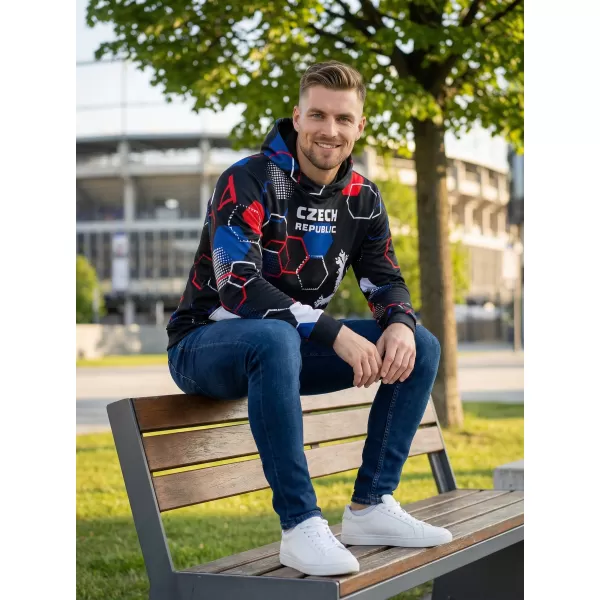  Férfi prémium funkcionális pulóver ALTISPORT VOJ/ALM036MI01 HEXA BLACK 