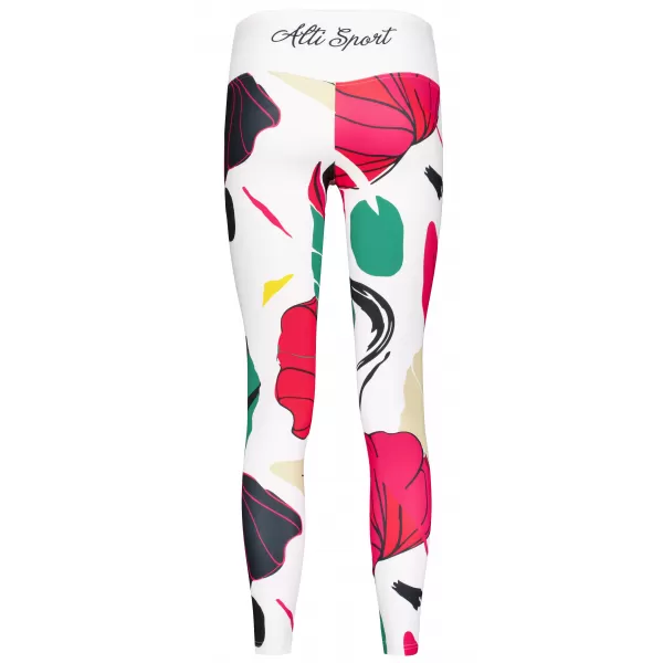  Női hosszú, prémium funkcionális leggings ALTISPORT VOJ/ALW042LEG01 FEHÉR 