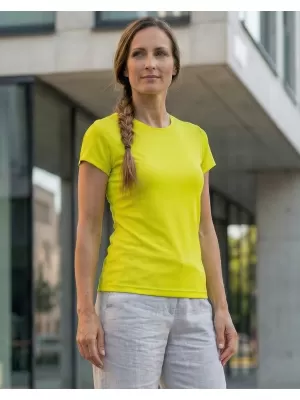 Funkcionális női póló ALTISPORT NoPrint NP/ALW041 NEON SÁRGA