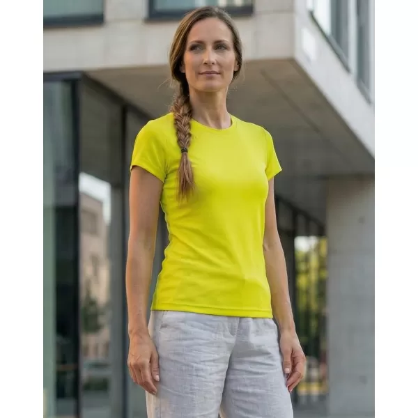  Funkcionális női póló ALTISPORT NoPrint NP/ALW041 NEON SÁRGA 