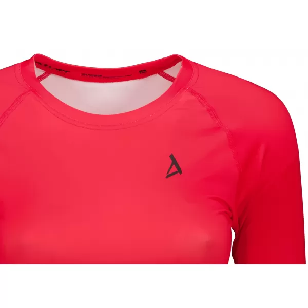  Női prémium, hosszú ujjú funkcionális crop felső ALTISPORT VOJ/ALW000TR04 PIROS 