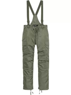 Nadrág BRANDIT THERMAL DUNGAREES BD1012 OLAJBOGYÓ