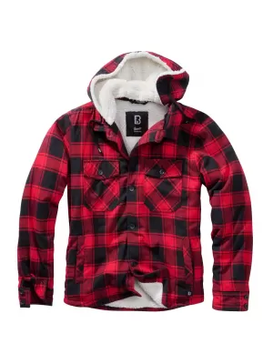 Kabát BRANDIT LUMBER BD3172 PIROS/FEKETE