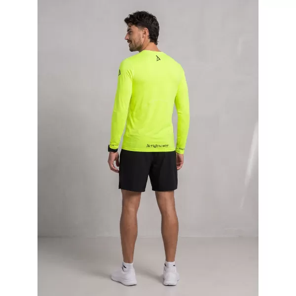  Férfi prémium funkcionális kompressziós póló ALTISPORT VOJ/ALM000TR03 NEON SÁRGA 