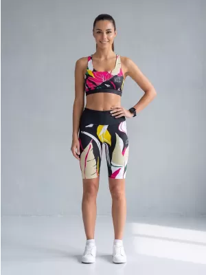 Női prémium funkcionális leggings térd felett ALTISPORT VOJ/ALW042LEG02 FEKETE