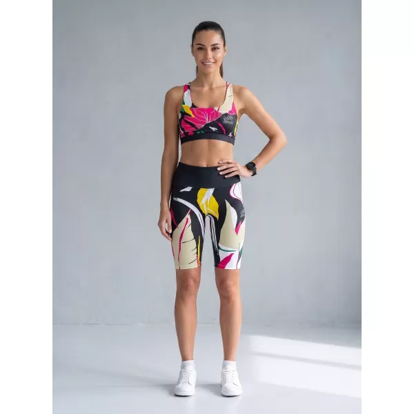  Női prémium funkcionális leggings térd felett ALTISPORT VOJ/ALW042LEG02 FEKETE 