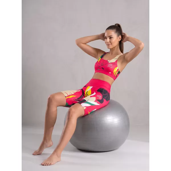  Női prémium funkcionális leggings térd felett ALTISPORT VOJ/ALW042LEG02 RÓZSASZÍN 