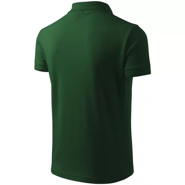  Férfi póló gallérral ALTISPORT NoPrint NP/ALM302 ÜVEG ZÖLD 