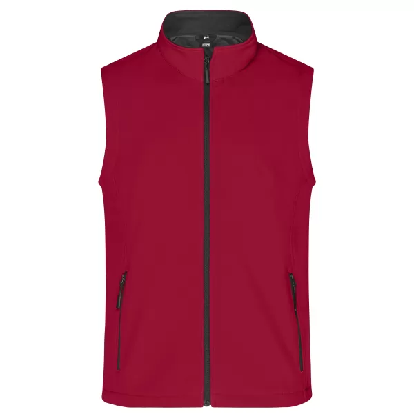  Férfi softshell mellény ALTISPORT NoPrint NP/ALM8211NJ PIROS FEKETE 