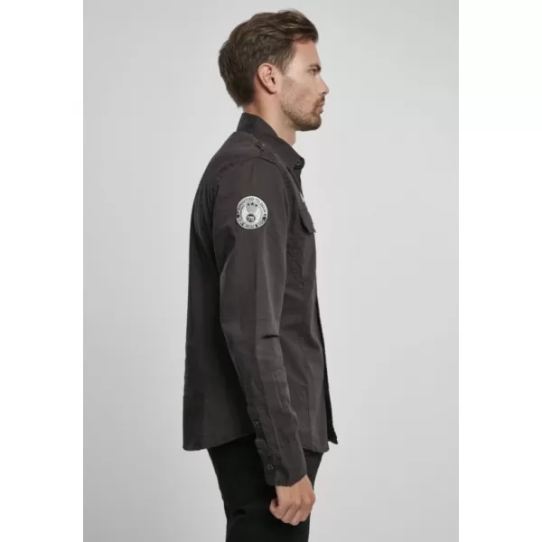  Férfi ing BRANDIT LUIS VINTAGE BD4023 BLACK Brandit1 