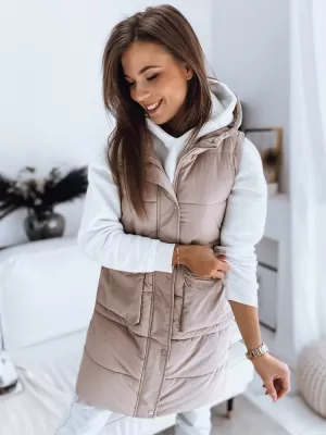 Mellény DSTREET LADISA TY3289 KARAMELLA