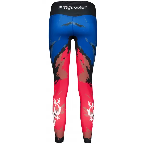  Női hosszú, prémium funkcionális leggings ALTISPORT VOJ/ALW036LEG01 CSÍKOK 