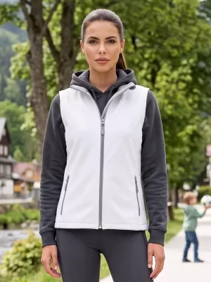 Női softshell mellény ALTISPORT NoPrint NP/ALW7211NJ FEHÉR/FEHÉR