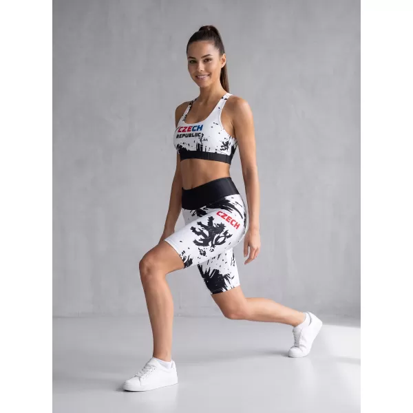  Női prémium funkcionális leggings térd felett ALTISPORT VOJ/ALW036LEG02 ABSZTRAKCIÓ 