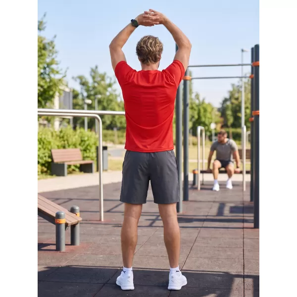  Férfi funkcionális póló ALTISPORT NoPrint NP/ALM421 PIROS 