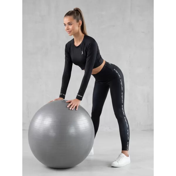  Női prémium, hosszú ujjú funkcionális crop felső ALTISPORT VOJ/ALW000TR04 FEKETE 