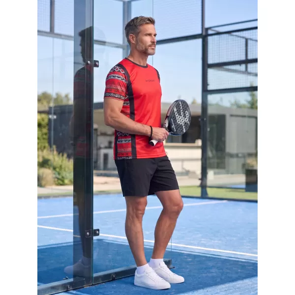  Férfi funkcionális prémium póló ALTISPORT VOJ/ALM043TR01 PIROS 
