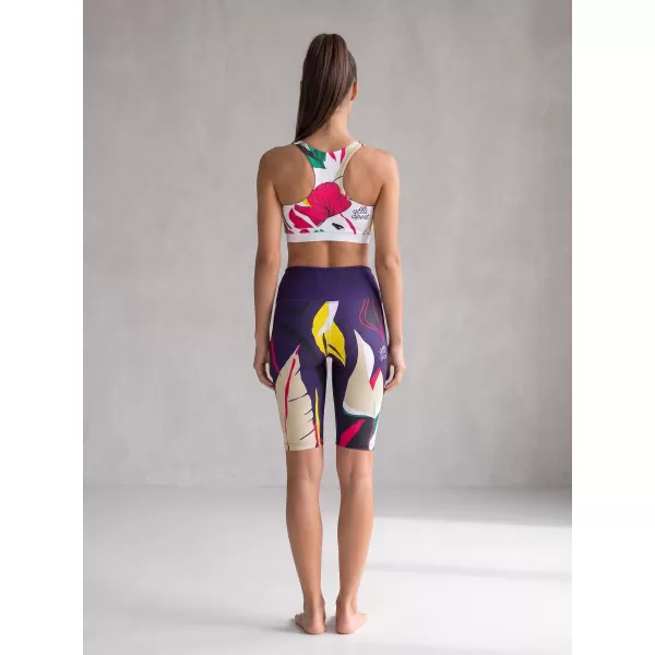  Női prémium funkcionális leggings térd felett ALTISPORT VOJ/ALW042LEG02 SÖTÉTKÉK 