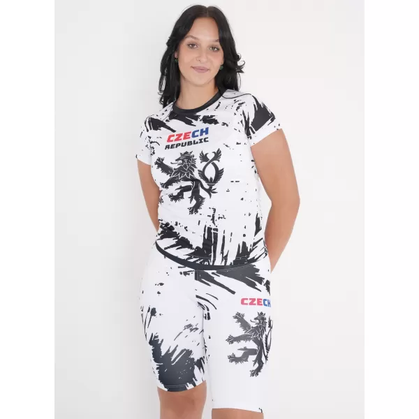  Női prémium funkcionális leggings térd felett ALTISPORT VOJ/ALW036LEG02 ABSZTRAKCIÓ 