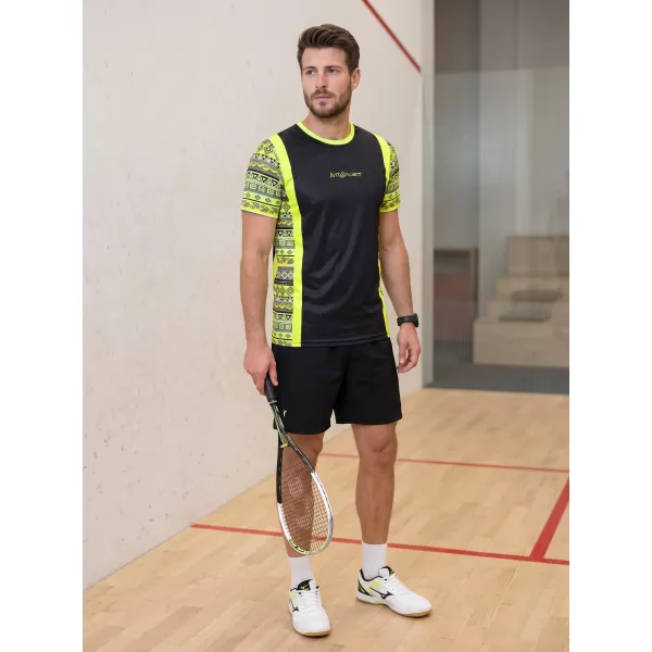  Férfi funkcionális prémium póló ALTISPORT VOJ/ALM043TR01 NEON SÁRGA 