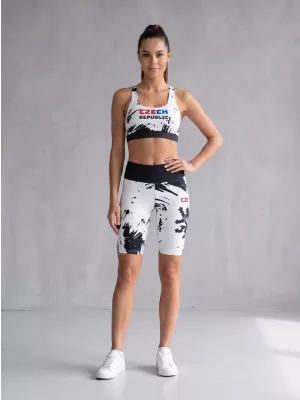 Női prémium funkcionális leggings térd felett ALTISPORT VOJ/ALW036LEG02 ABSZTRAKCIÓ