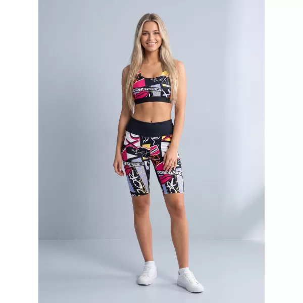  Női prémium funkcionális leggings térd felett ALTISPORT VOJ/ALW041LEG02 FEKETE 