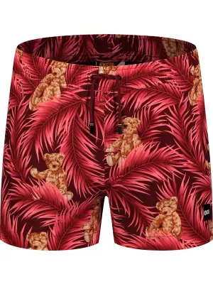 Férfi úszónadrág NORDBLANC RAINFOREST NBSPM8019 PIROS